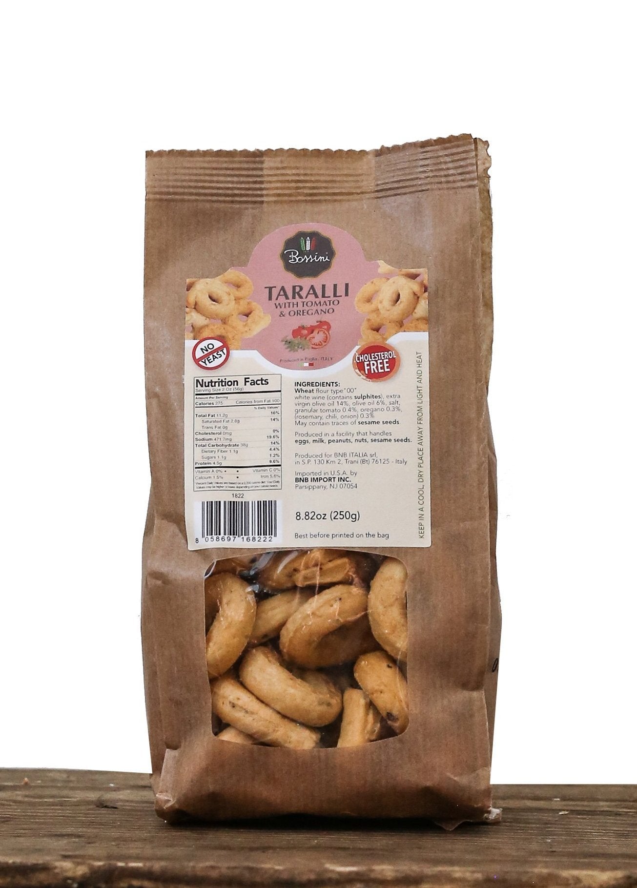 Taralli with Tomato & Oregano - Bossini