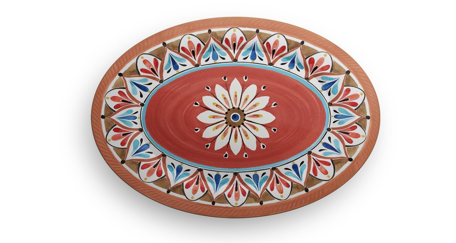 Melamine Oval Tray