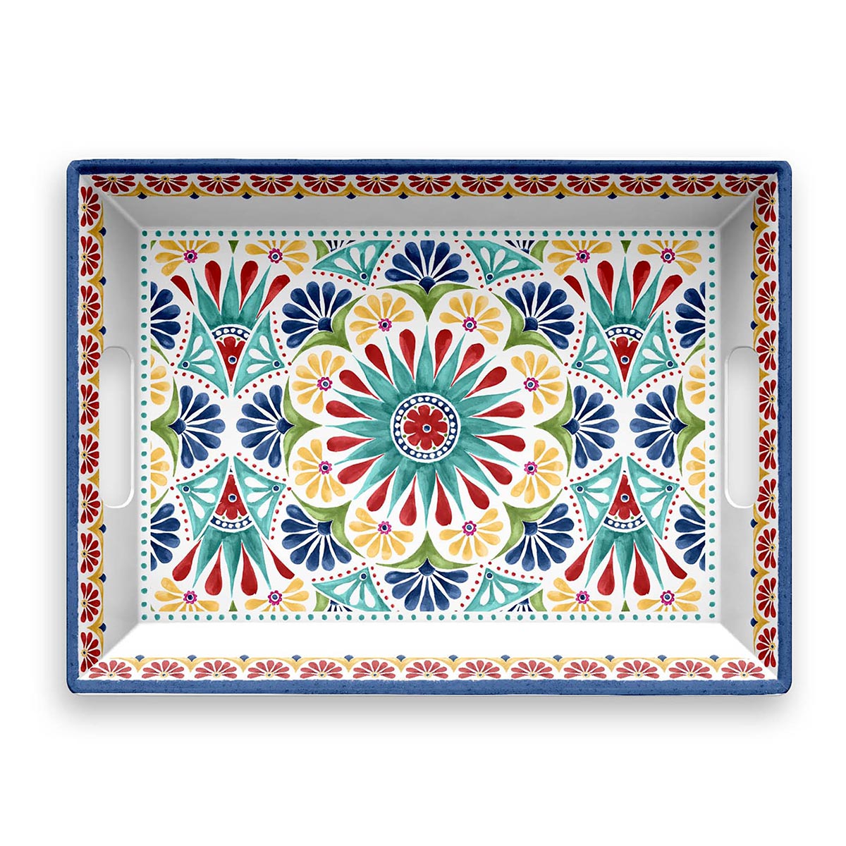 Melamine Handled Serve Tray