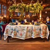Elsa Pure 100% Linen Christmas Tablecloth |