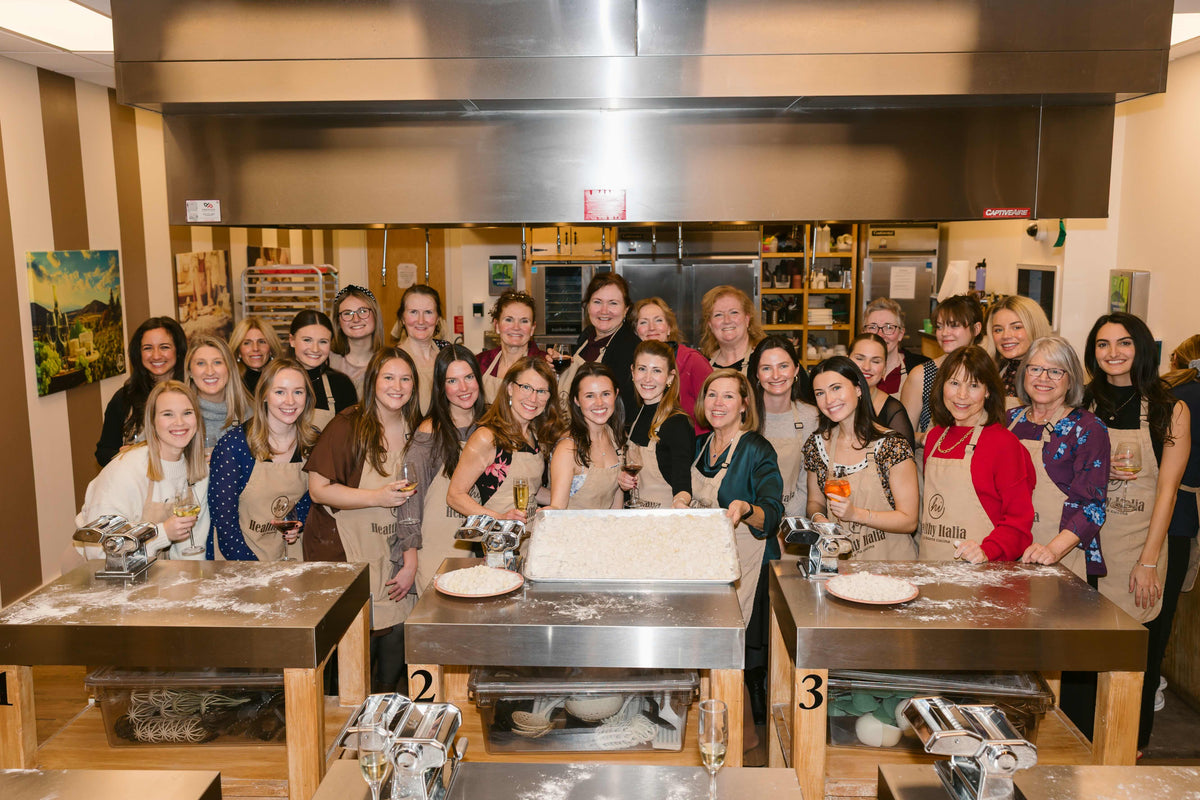 Bridal shower celebration at Healthy Italia