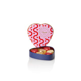 Venchi Small Heart Tin With Milk and Dark Valentines