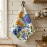 Alpine Floral Linen Kitchen Towels
