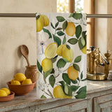 Amalfi Lemons Linen Kitchen Towels