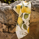 Amalfi Lemons Linen Kitchen Towels