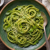 Cooking with the Kids - Spaghetti with Handmade Pesto 07.18